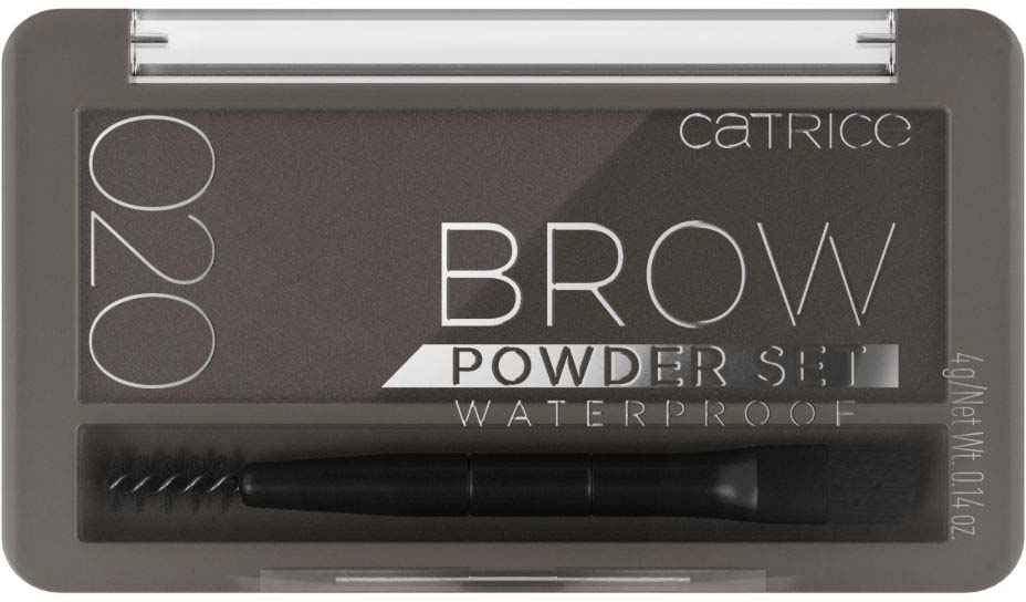 Catrice Brow Powder Set pentru sprâncene Set de umbre pentru sprâncene 020 Ash Brown