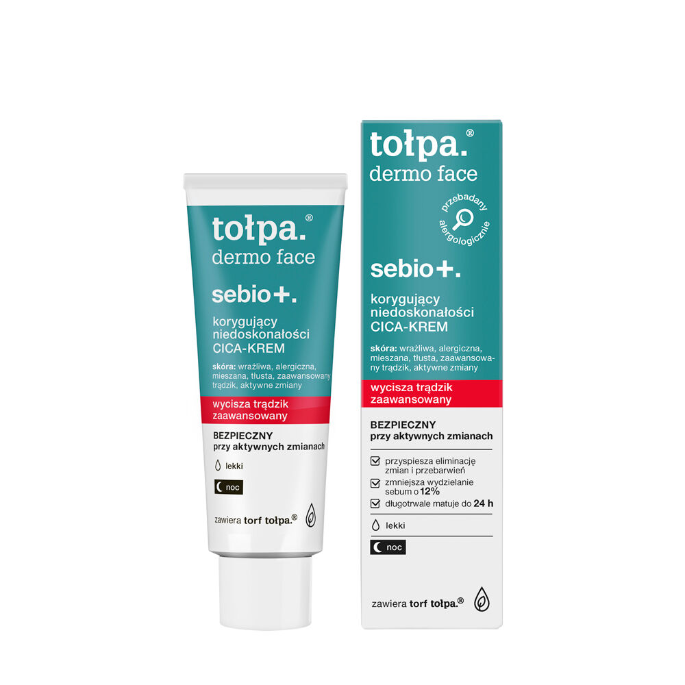 Tolpa Sebio+ Cica Cremă corectoare a imperfecțiunilor 40ml