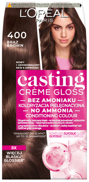 Loreal Casting Casting Creme Gloss Colour 400 Brown