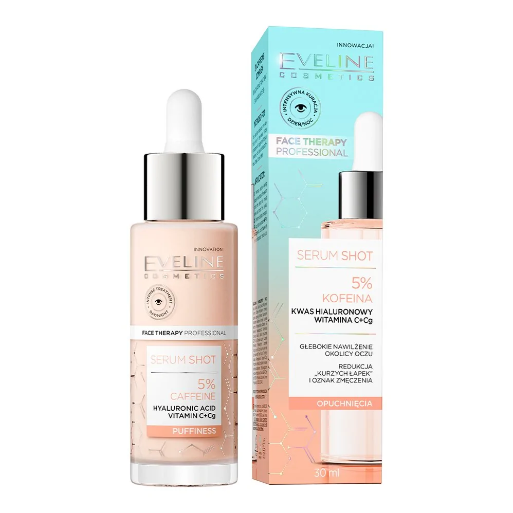Eveline Serum Shot 5% Serum cu cafeină pentru cearcănele din jurul ochilor 30ml