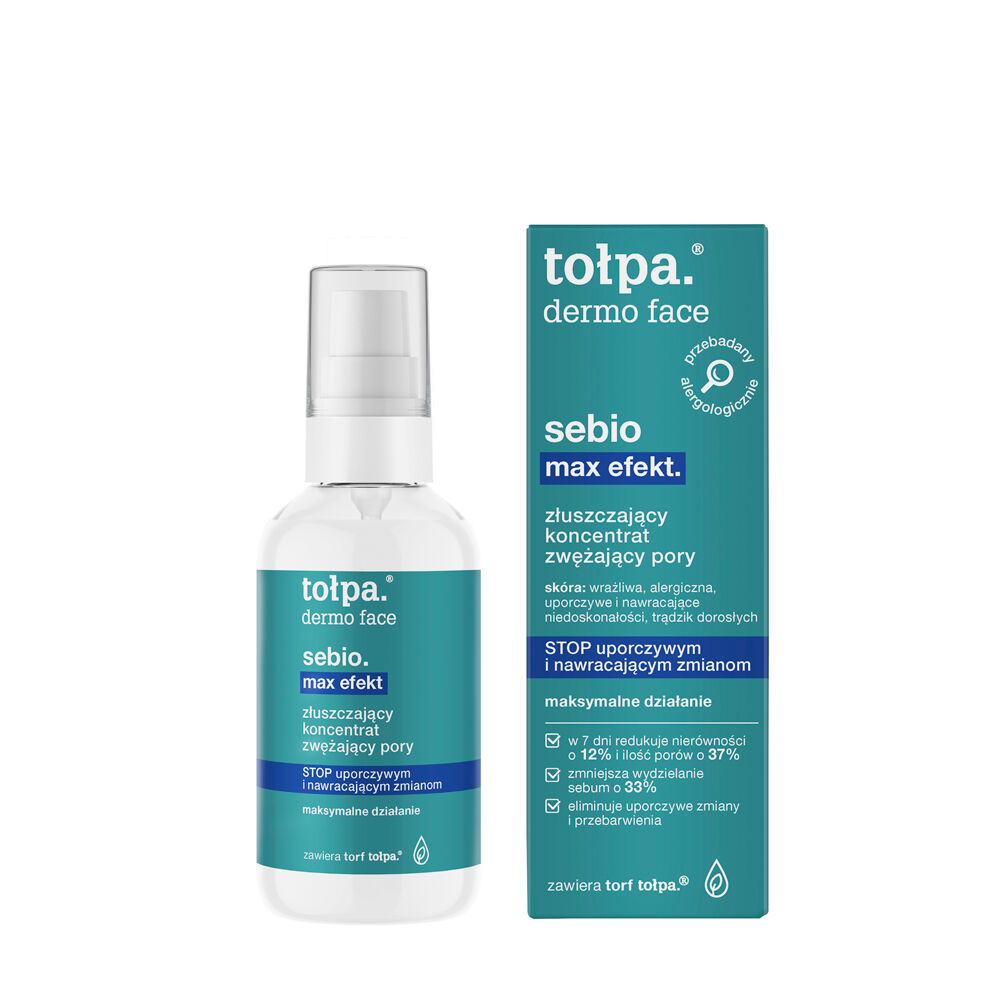 Tolpa Sebio Max Effect Concentrat exfoliant pentru pori constrânși 75ml