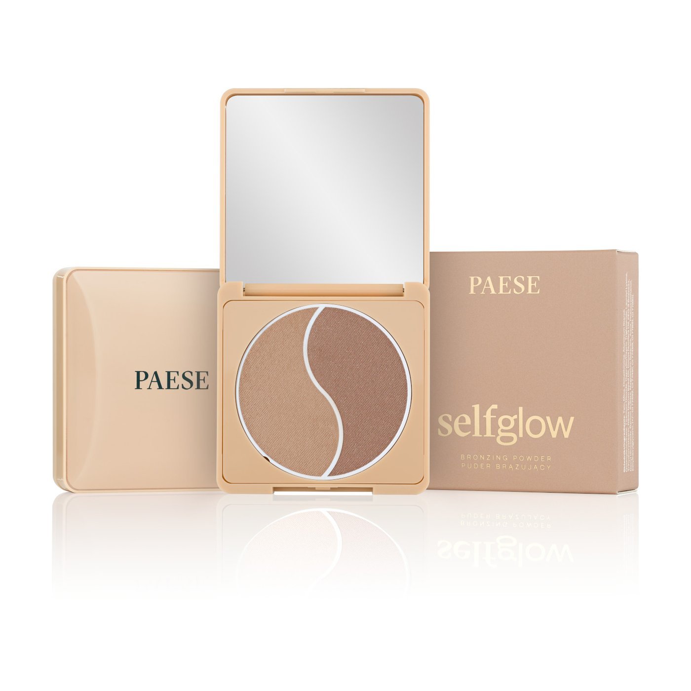 PAESE Self Glow Pudră bronzantă medie
