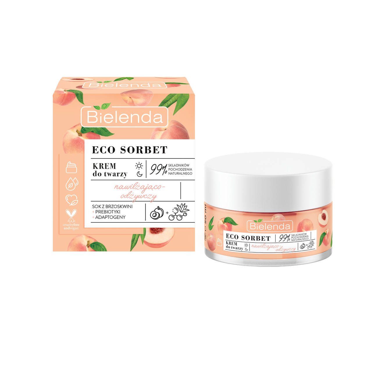 Bielenda Eco Sorbet Cremă hidratantă și hrănitoare 50ml