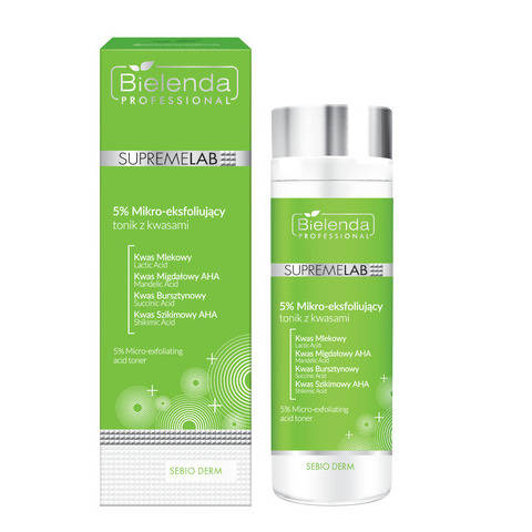 Bielenda Professional SupremeLab SupremeLab Sebio Derm Tonic cu acizi 200ml