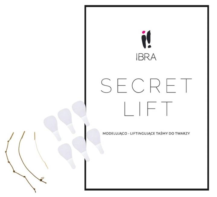 IBRA Makeup Secret Lift Tape de modelare și lifting facial IBRA Makeup Secret Lift Bej