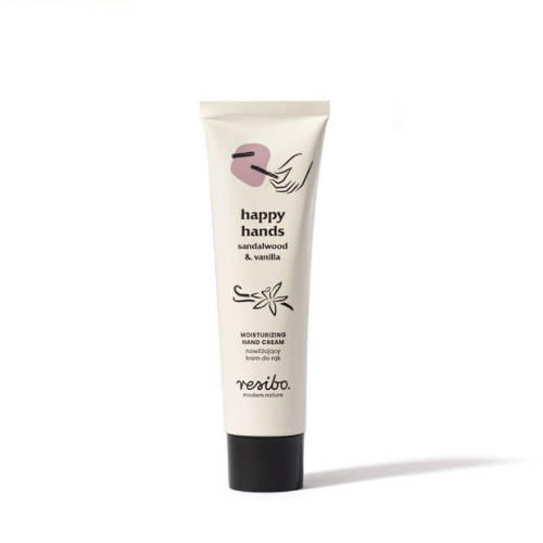 Resibo Happy Hands Cremă de mâini hidratantă pentru mâini cu lemn de santal și vanilie 50ml
