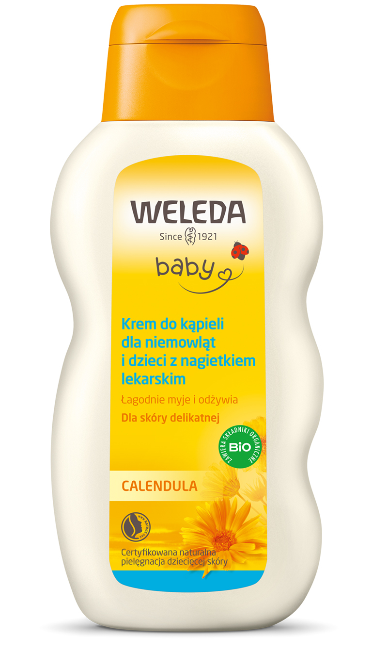 Weleda Baby Bathing Cream pentru bebeluși și copii cu Calendula 200ml