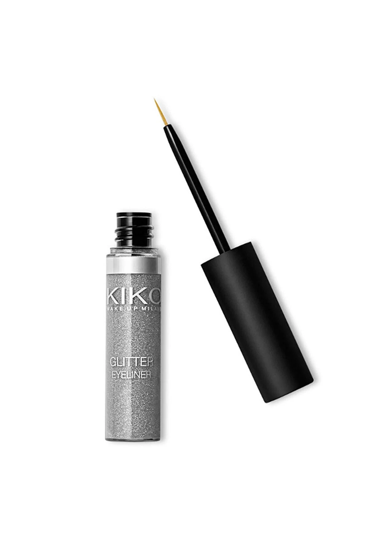 KIKO Milano Glitter Eyeliner cu pensulă 02 Silver 4ml