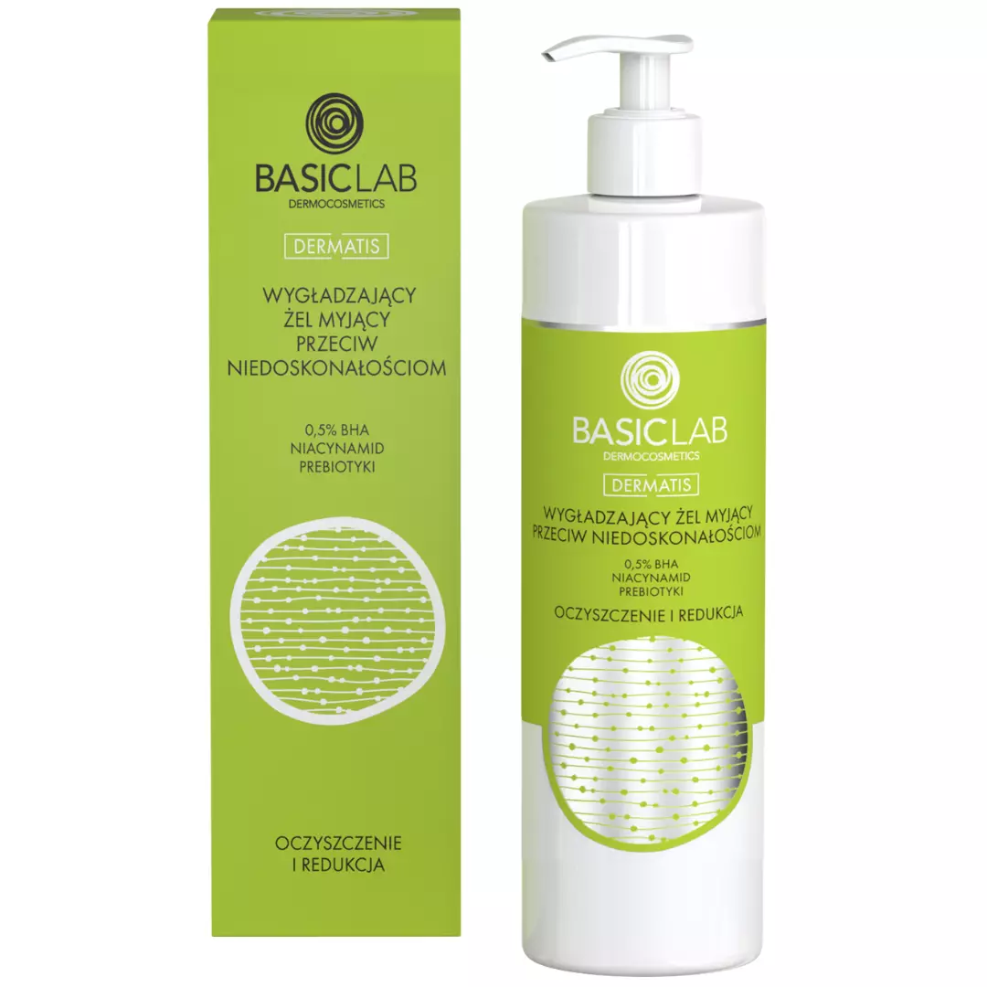 BasicLab Smoothing Cleansing Gel de curățare împotriva imperfecțiunilor 300ml