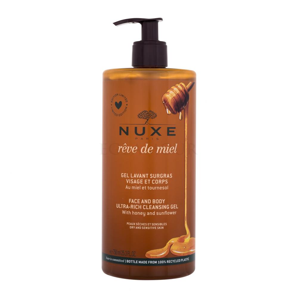 NUXE Reve de Miel Ultra Rich Face and Body Wash 750ml