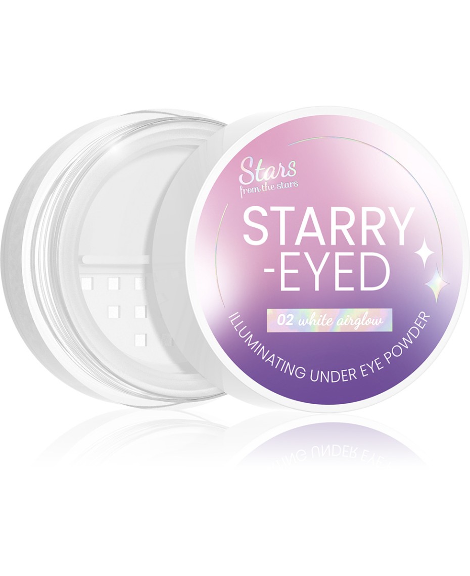 Pudră de ochi Starry-Eyed Eye Powder 02 White Airglow