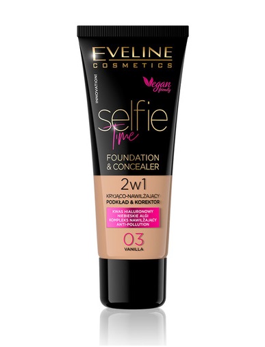 Eveline Selfie Time Opaque-Moisturising Primer 03 Vanilla