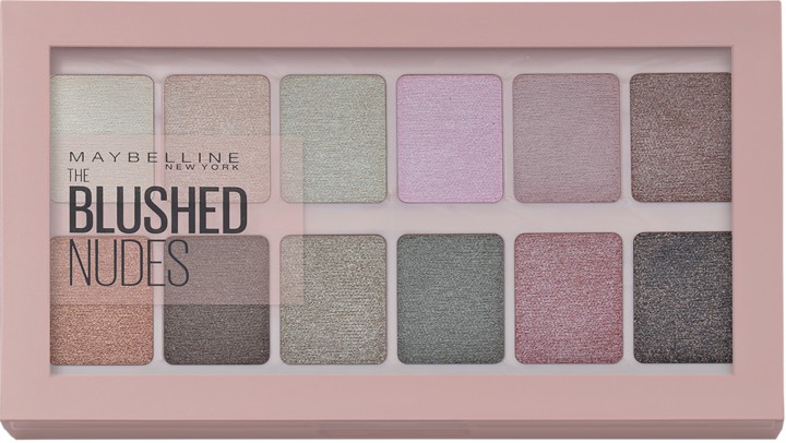 Paleta de farduri de ochi Maybelline The Blushed Nudes
