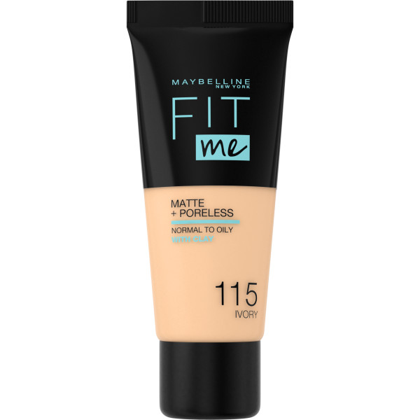 Fond de ten Maybelline Fit Me! Matte + Poreless Mattifying Foundation 115 Ivory