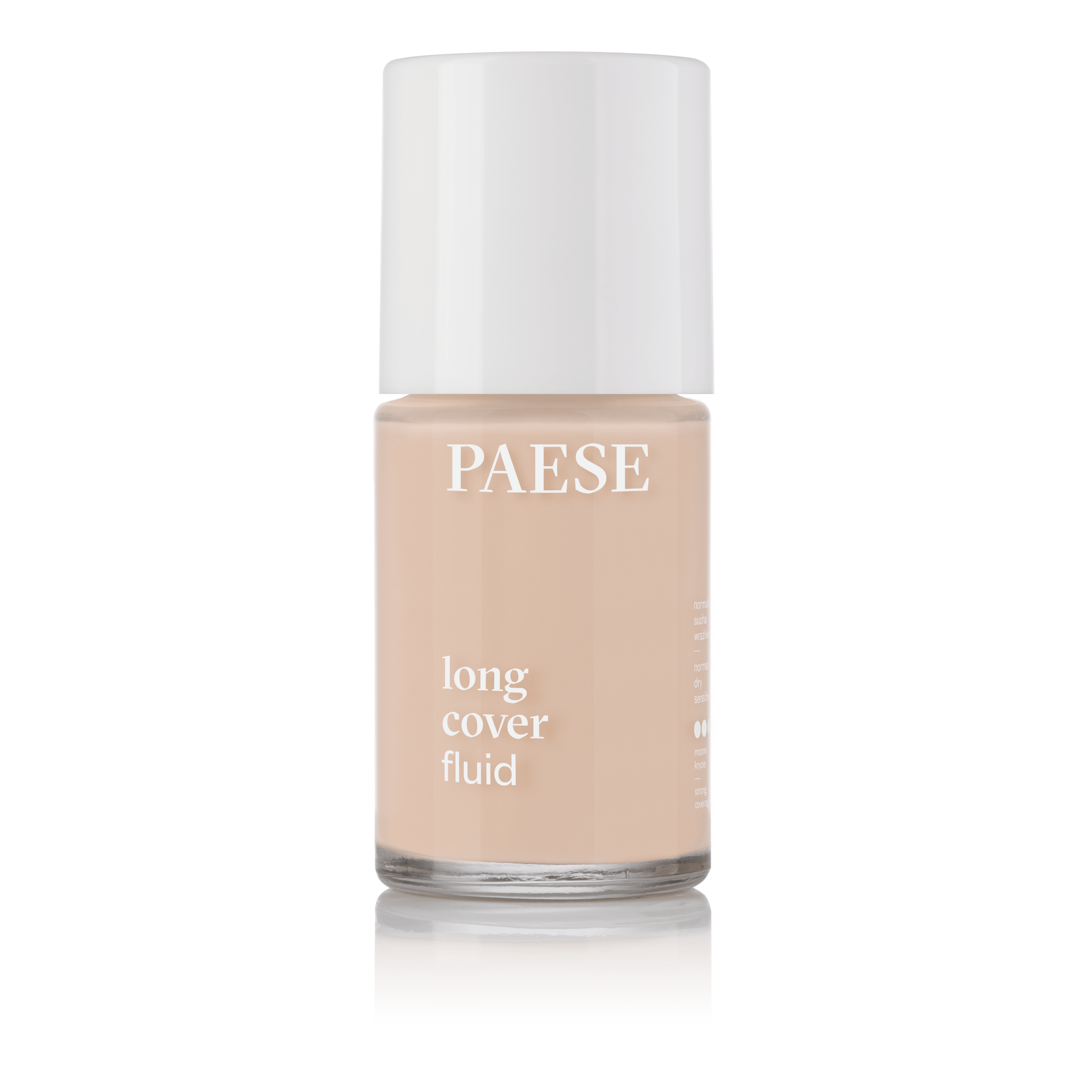 Fond de ten Long Cover Fluid Ivory de la PAESE 0.5