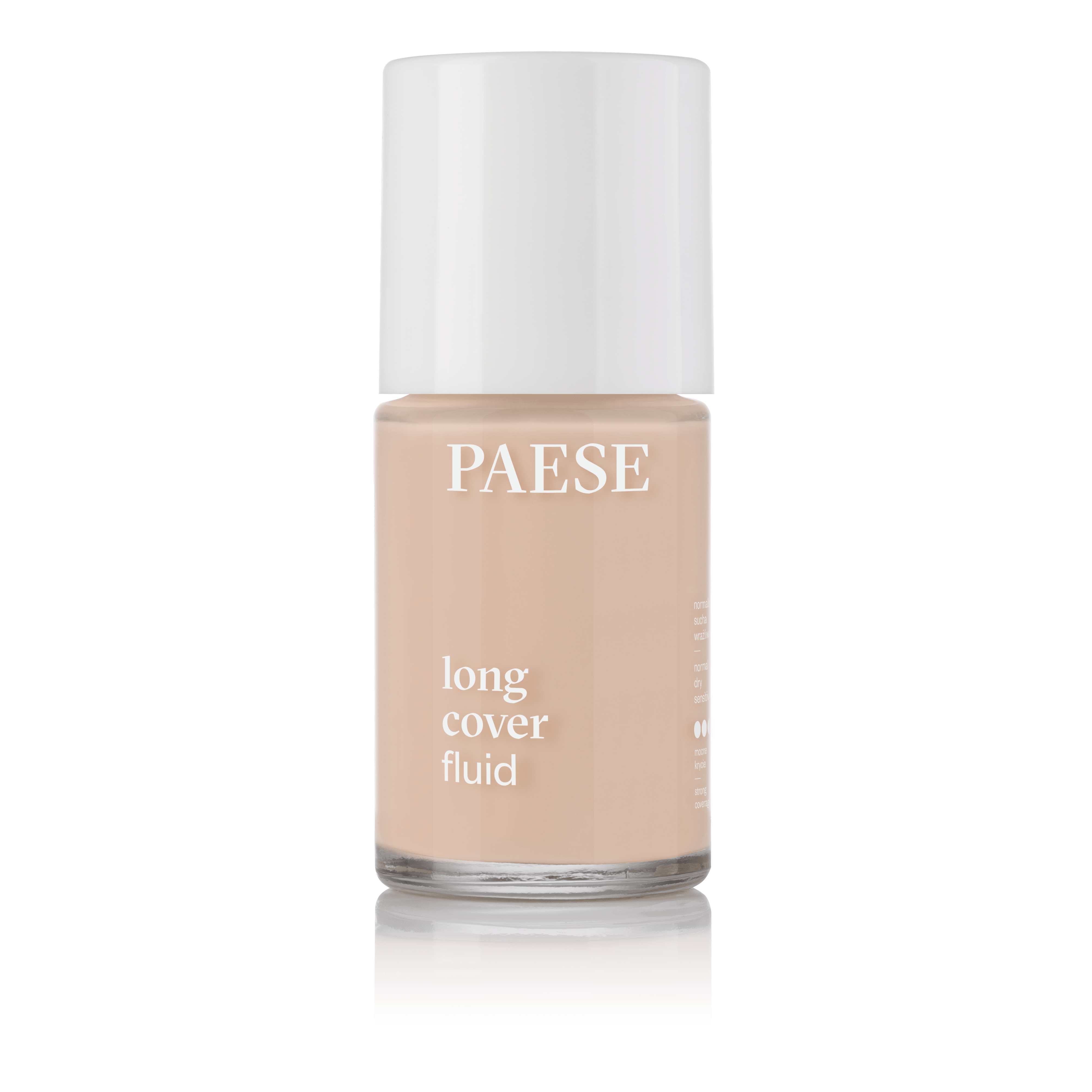 PAESE Long Cover Fluid Foundation Bej deschis 01