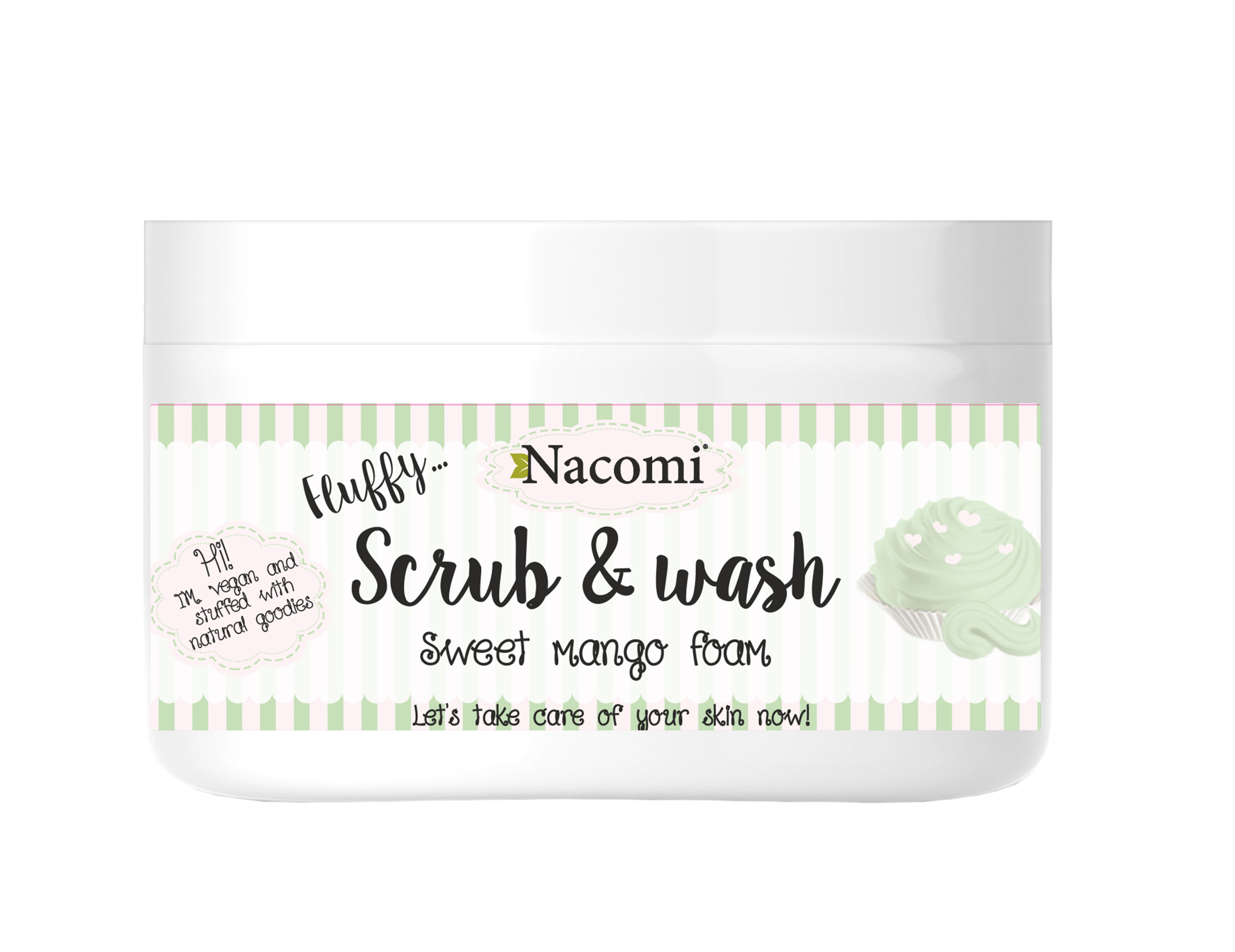 Nacomi Scrub & Wash Foaming Mango Scrub 180ml