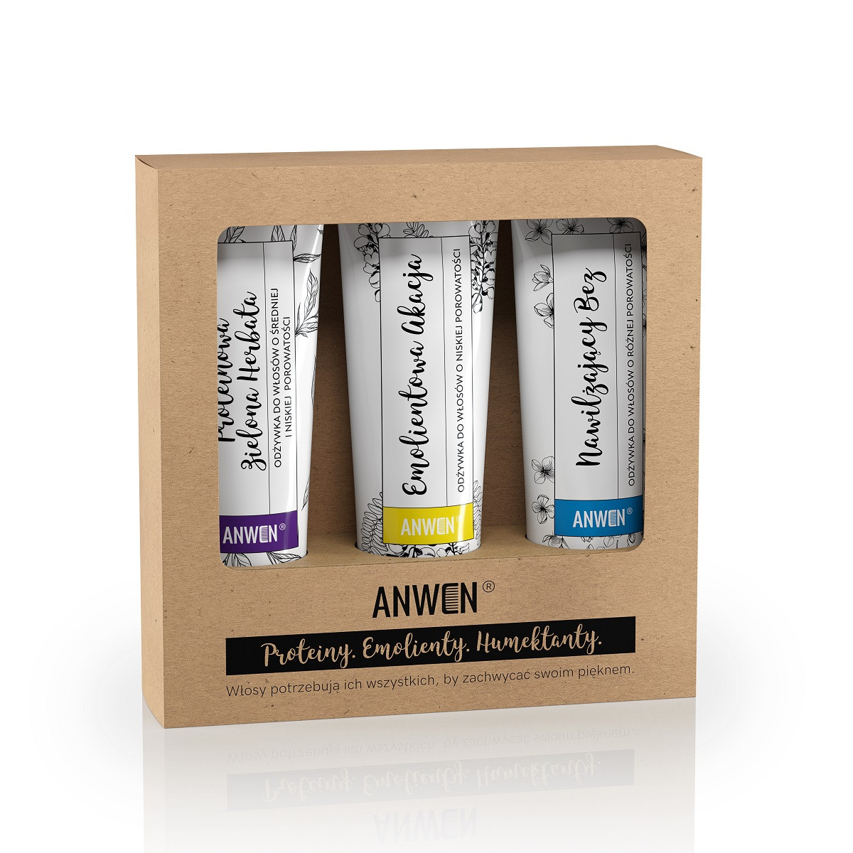 Anwen Zestaw Odżywek do Włosów o Różnej Porowatości