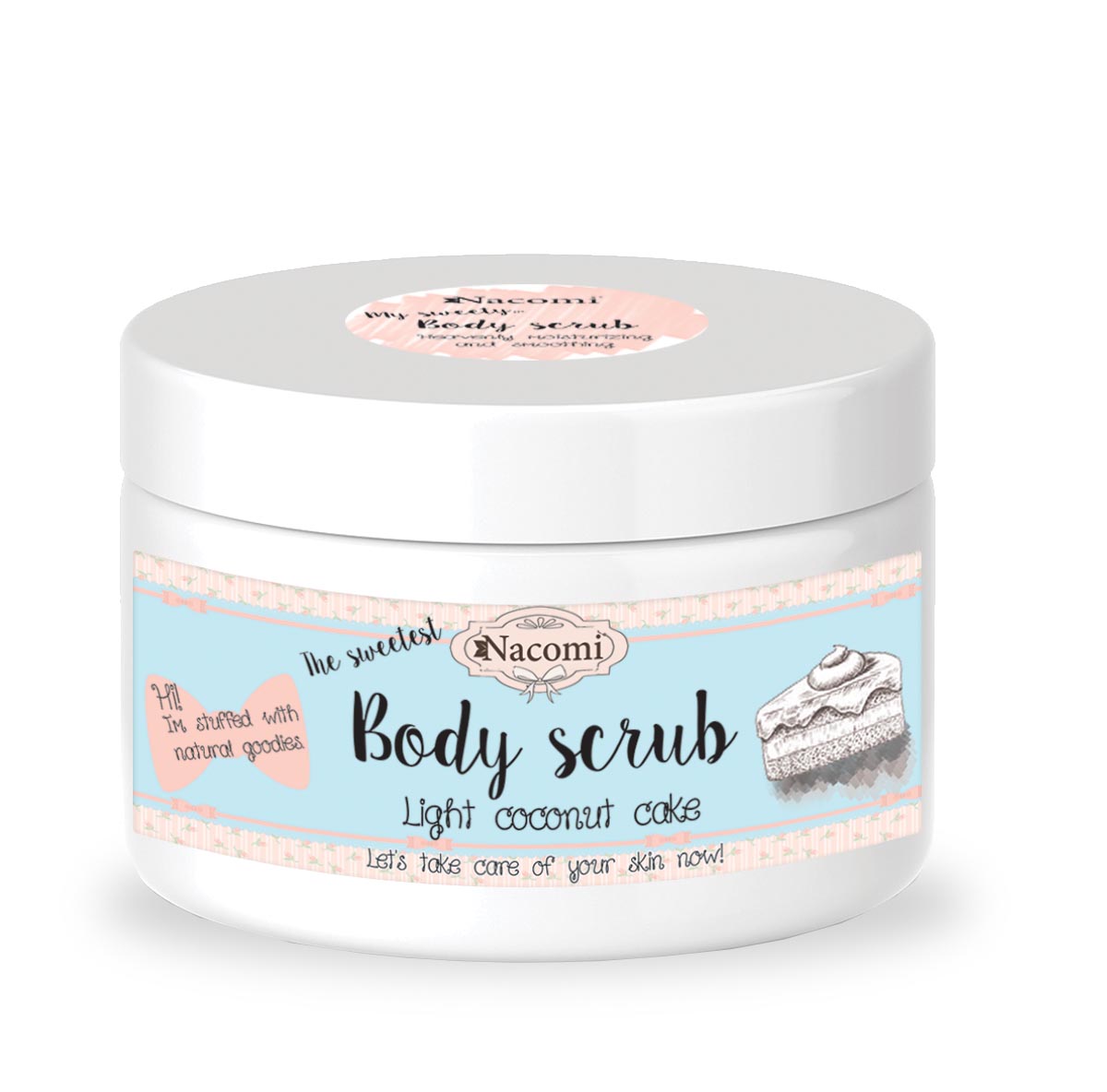 Nacomi Body Scrub Light Coconut Cake 180ml
