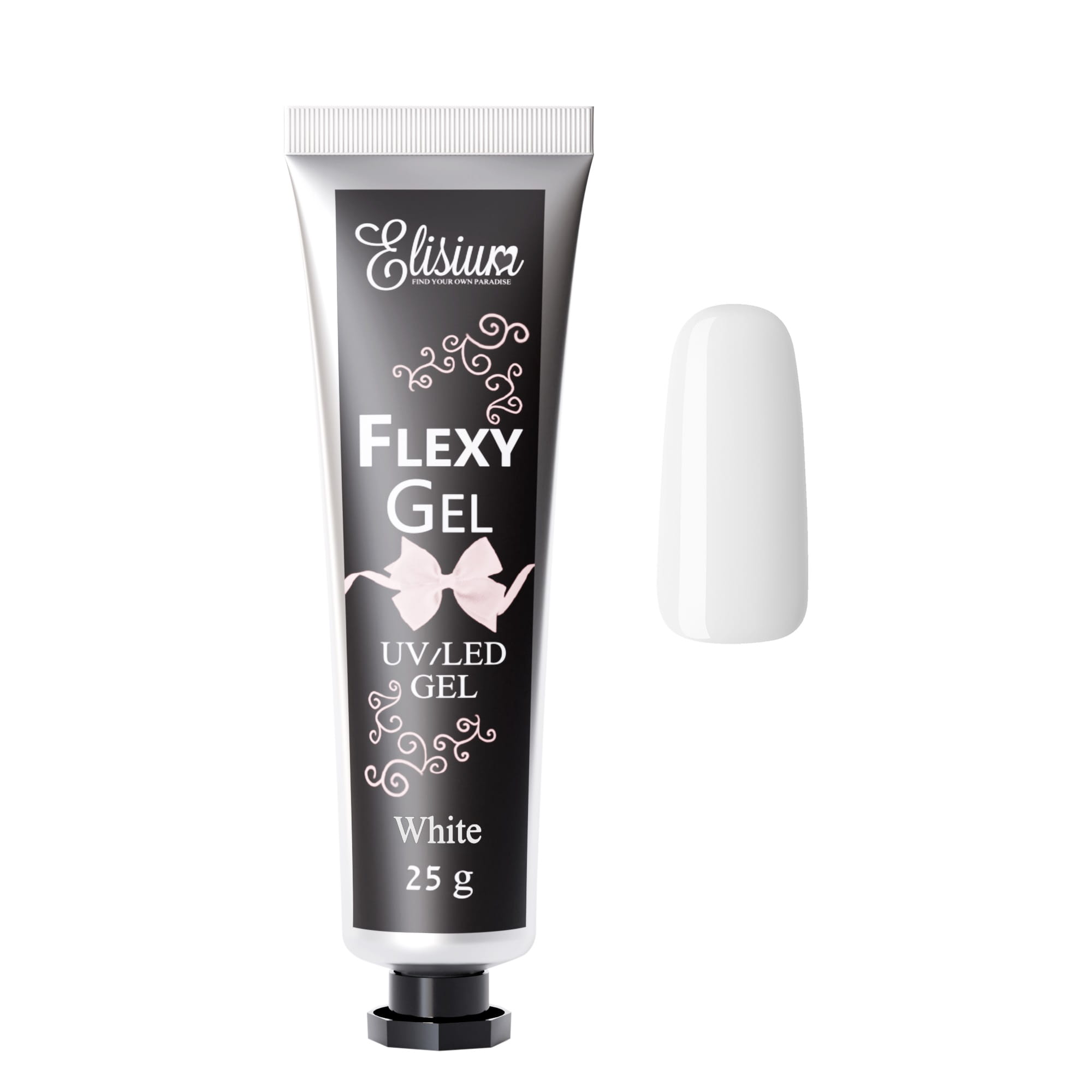 Elisium FlexyGel Gel de unghii alb 25g