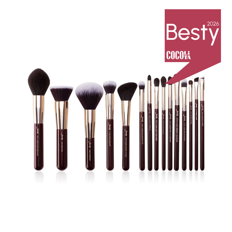 Jessup T283 Set de 15 pensule pentru față și ochi Zinfandel
