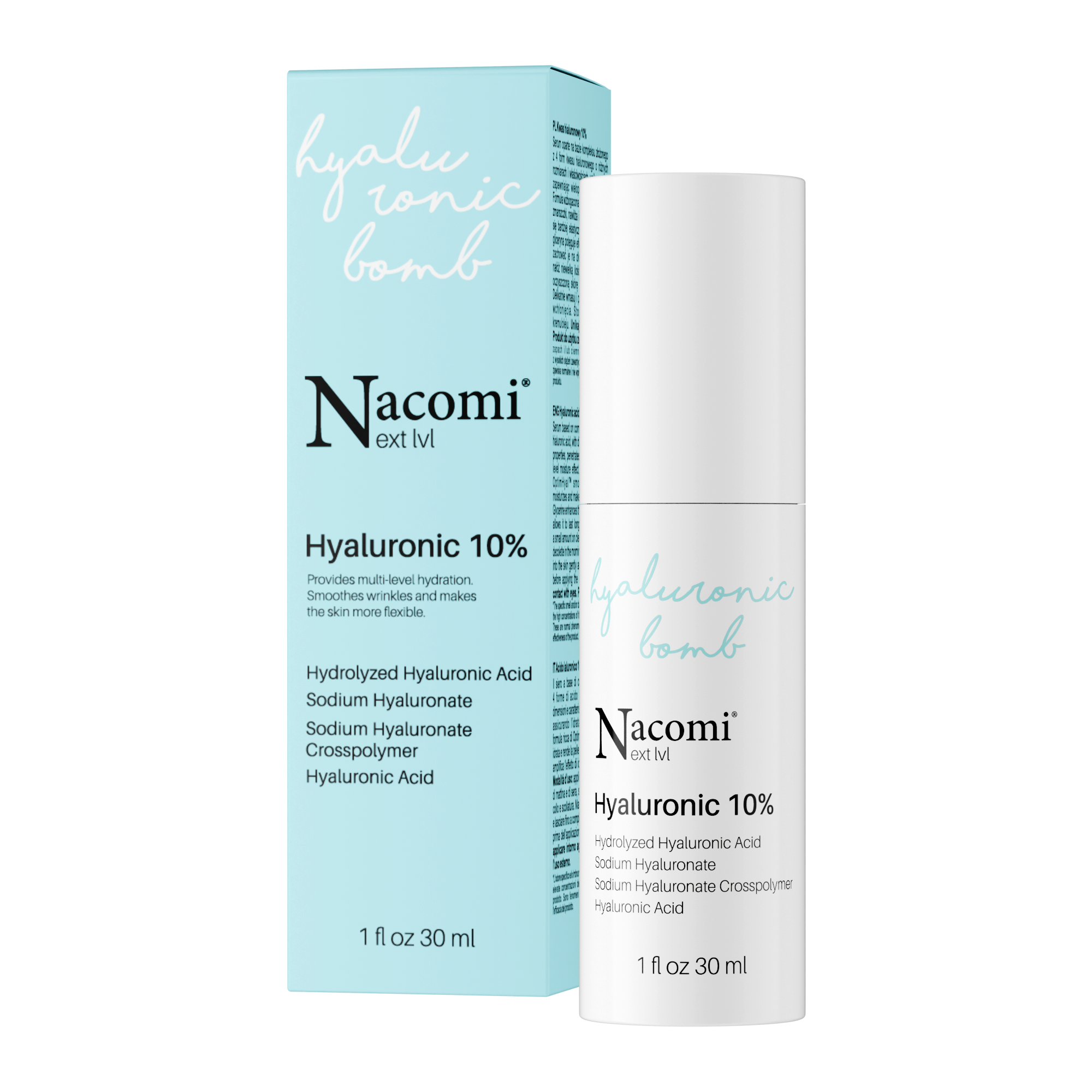 Nacomi Next Lvl Serum cu acid hialuronic 10% 30ml