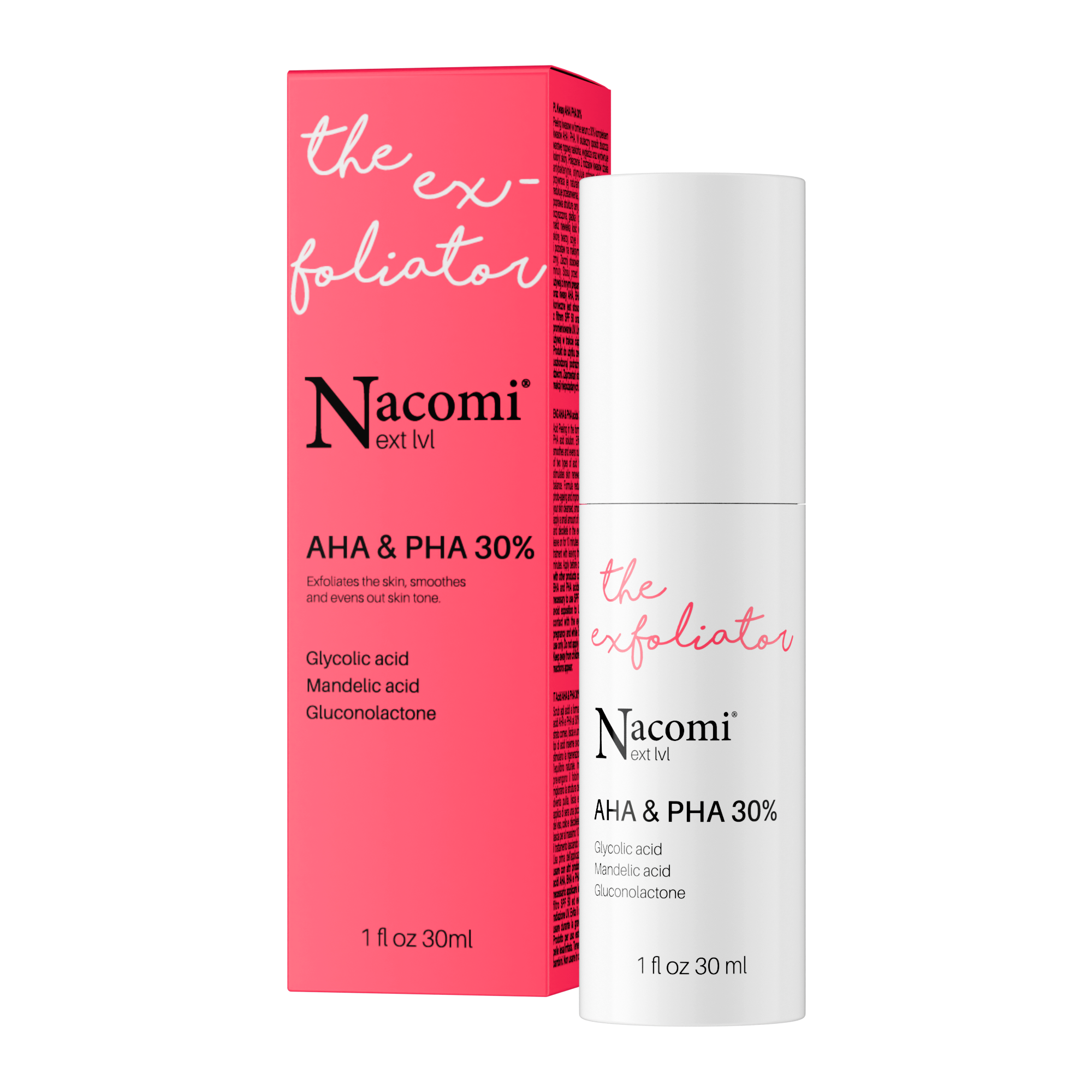 Nacomi Next Lvl AHA și PHA Acid Peeling 30% 30ml