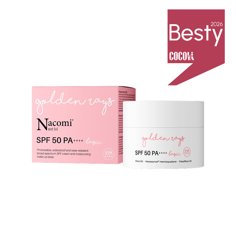 Nacomi Next Lvl Cremă de față SPF50 UV Basic 50ml