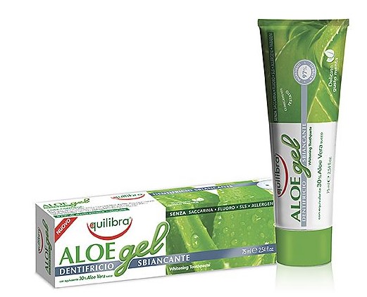 Equilibra Aloe Vera Pasta de dinți de albire 75ml