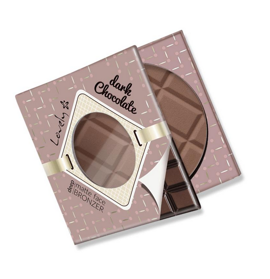 Lovely Face and Body Bronzing Powder Dark Chocolate Deep 9g