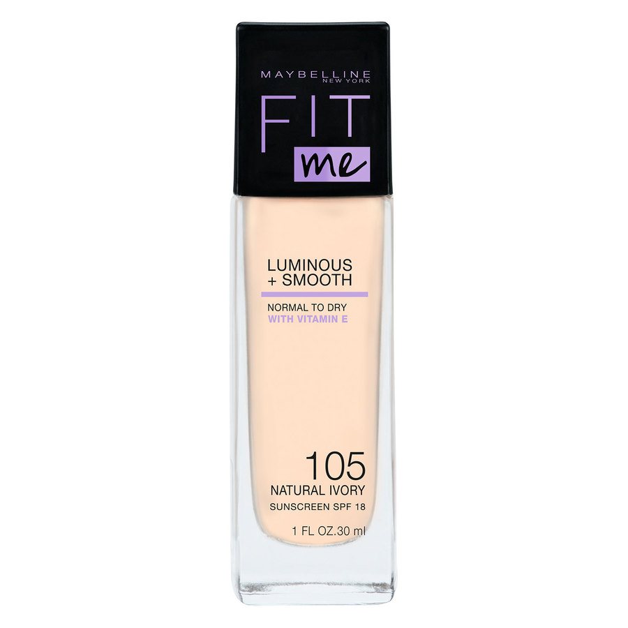 Maybelline Fit Me Luminous + Smooth Foundation 105 Natural Ivory