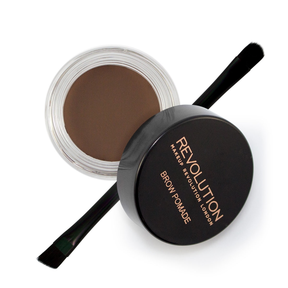 Makeup Revolution Brow Pomade maro închis