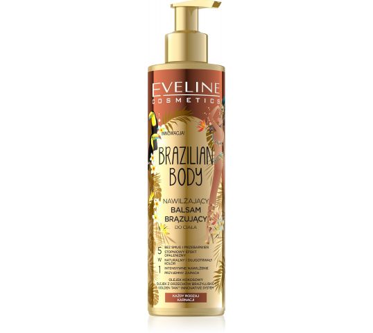 Eveline Brazilian Body Moisturising Bronzing Lotion 5in1 200ml