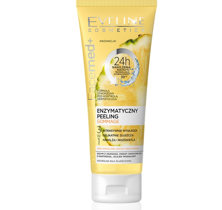 Eveline Facemed Gommage Enzymatic Gommage Peeling 3în1