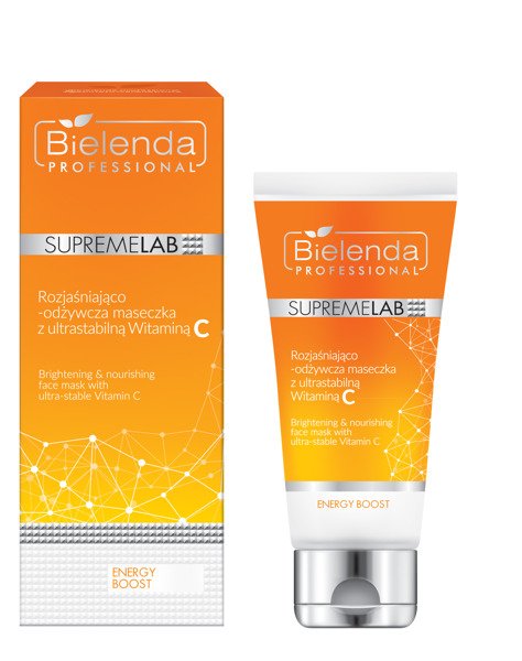 Bielenda Professional SupremeLAB Mască de strălucire și hrănire Bielenda Professional SupremeLAB cu vitamina C ultra-stabilă