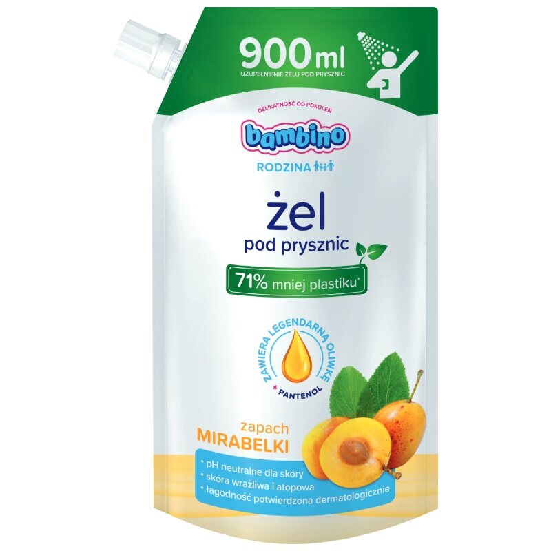 Bambino Family Mirabelle Gel de duș parfumat cu parfum 900ml