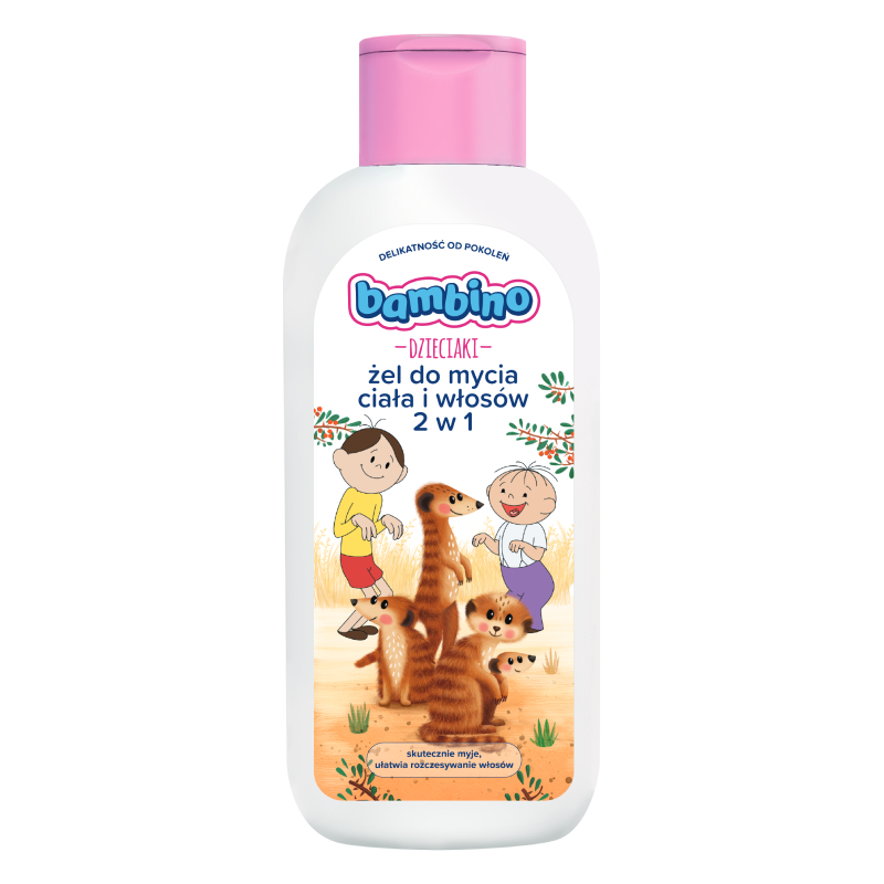 Bambino Kids Gel de spălare pentru corp și păr 2în1 400ml