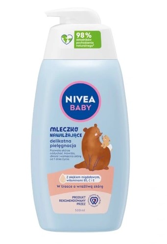 NIVEA Lapte hidratant pentru bebeluși 500ml