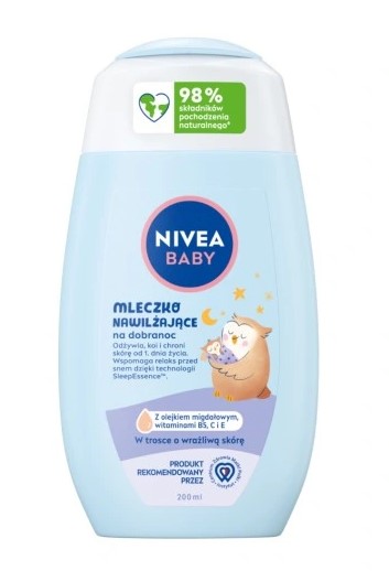 NIVEA Baby Cremă de noapte hidratantă pentru copii 200ml