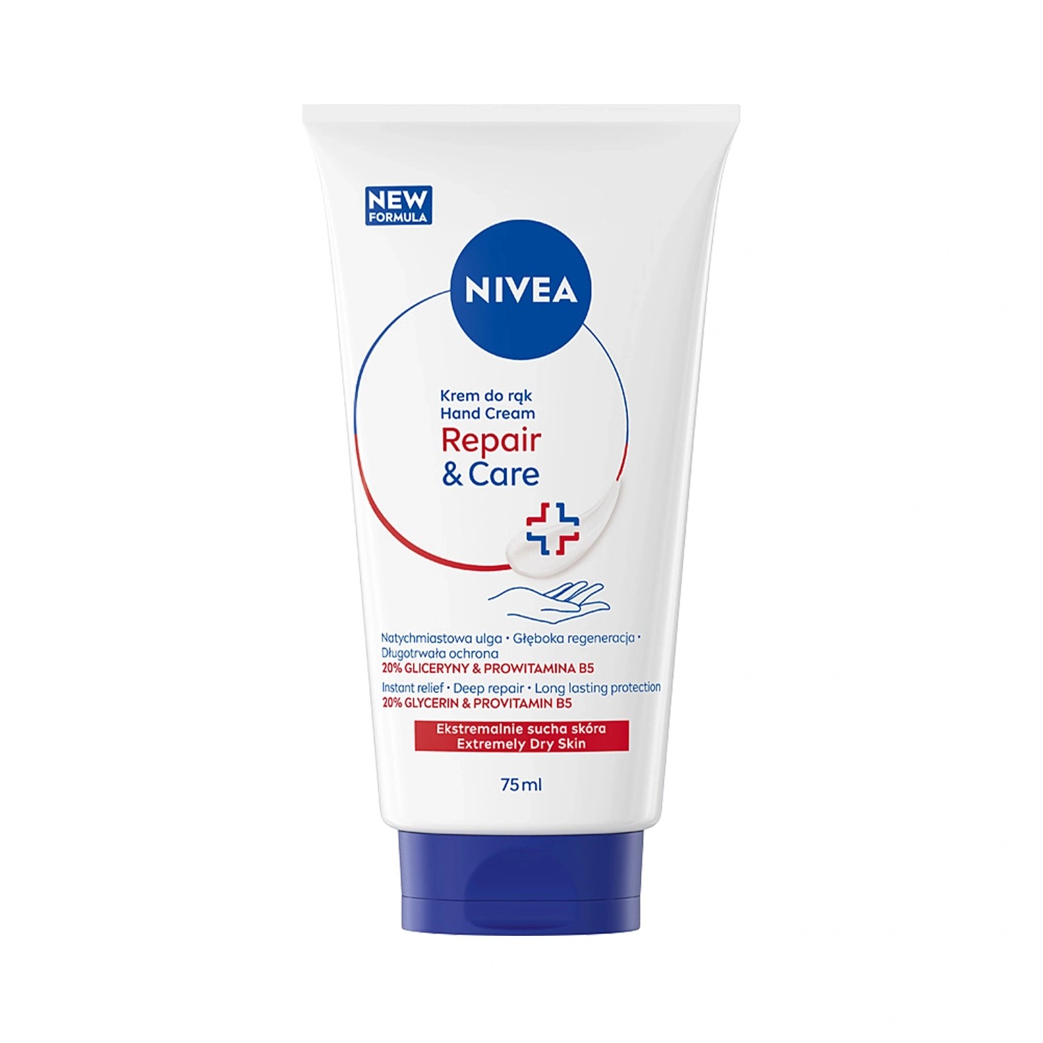 NIVEA Cremă de mâini regeneratoare 3în1 Repair Care 75ml
