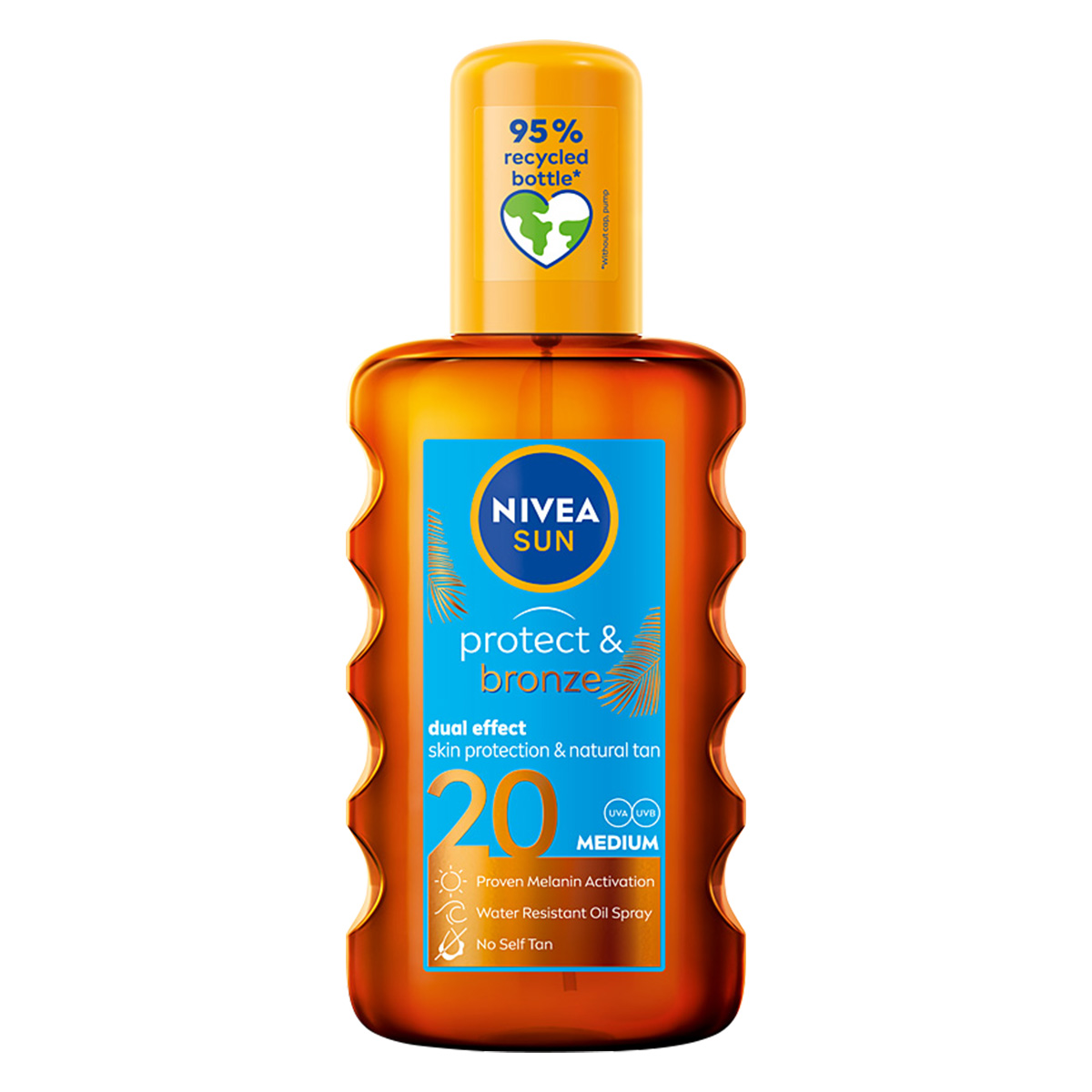 NIVEA Sun Protect Bronze Ulei spray activator al bronzului natural SPF20 200ml