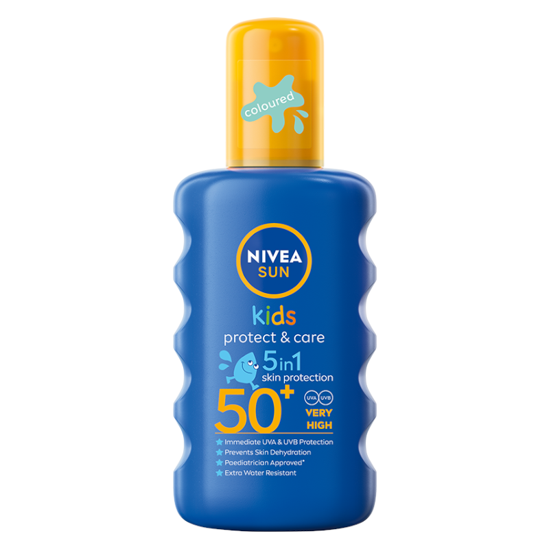 NIVEA Sun Kids Protect Care Spray hidratant de protecție SPF50 200ml