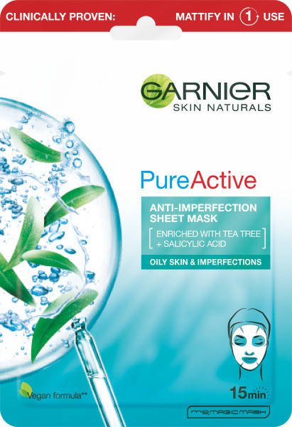 Mască Garnier Pure Active