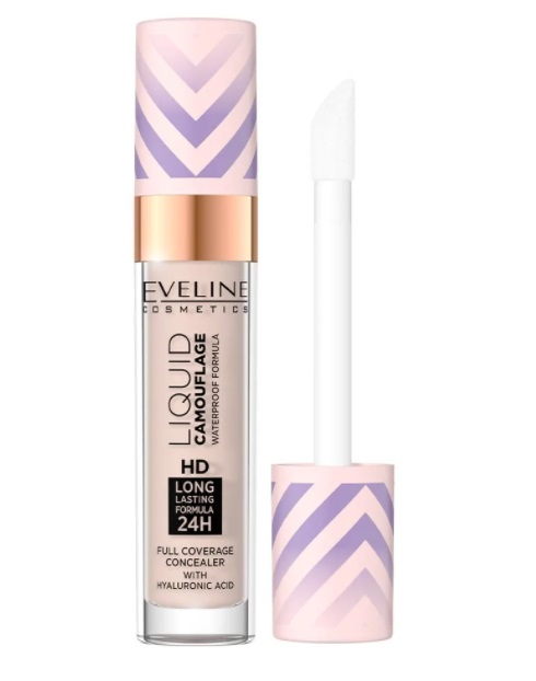 Eveline Liquid Camouflage Waterproof Concealer 02 Light Vanilla Warm