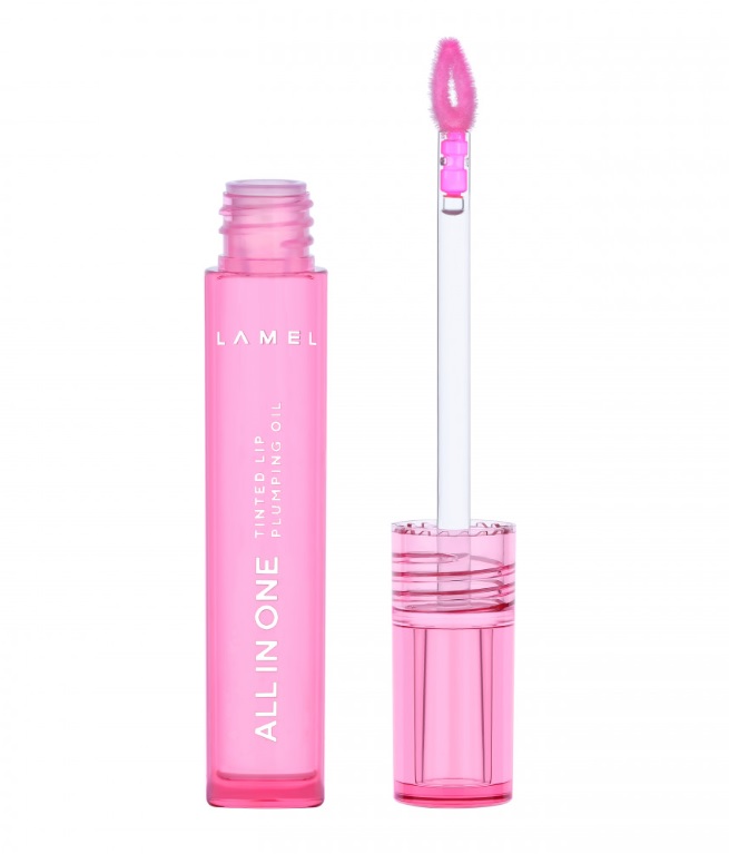 Lamel All in One Lip Tinted Plumping Oil 402