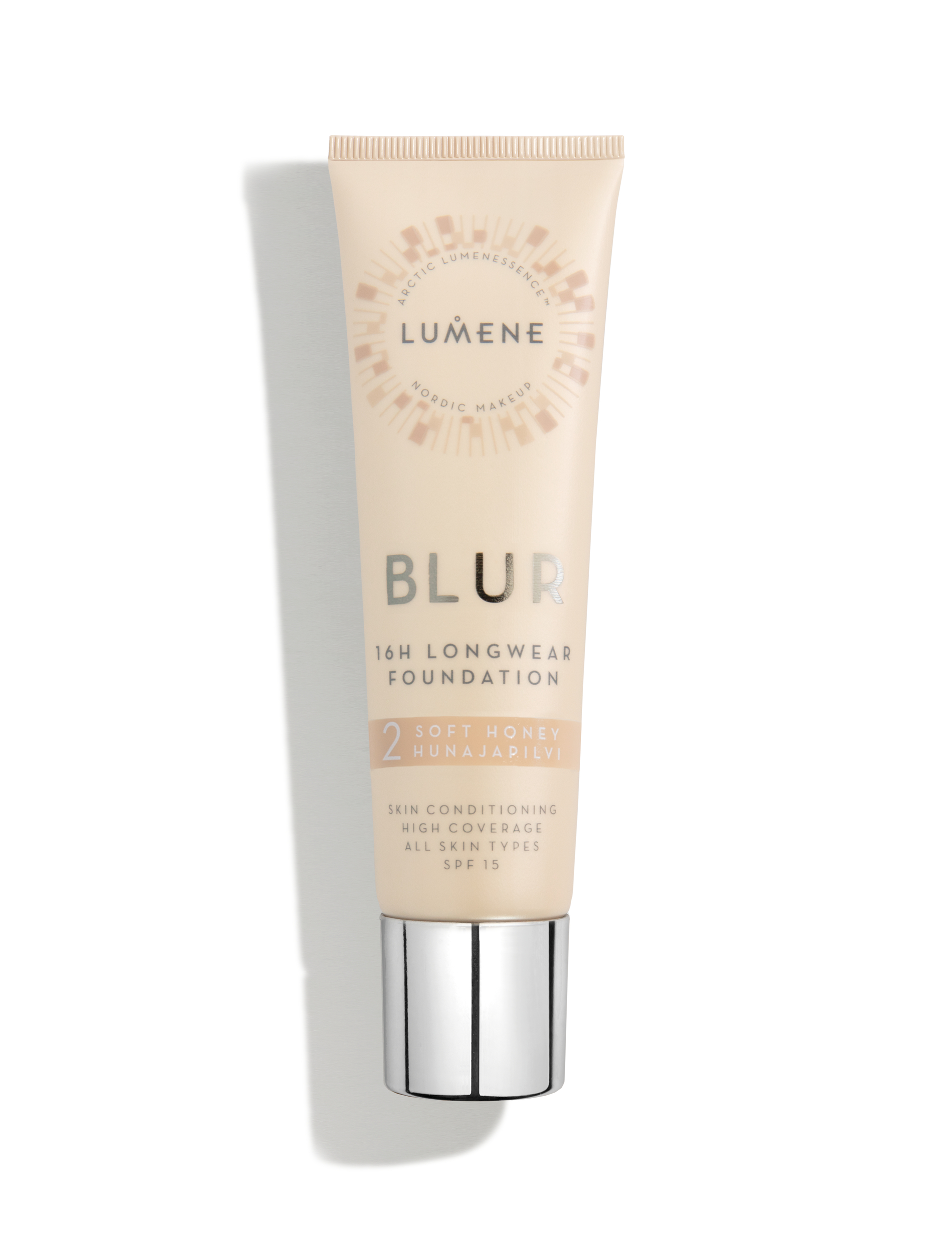 LUMENE Podkład Wygładzający SPF 15 BLUR 2 Soft Honey