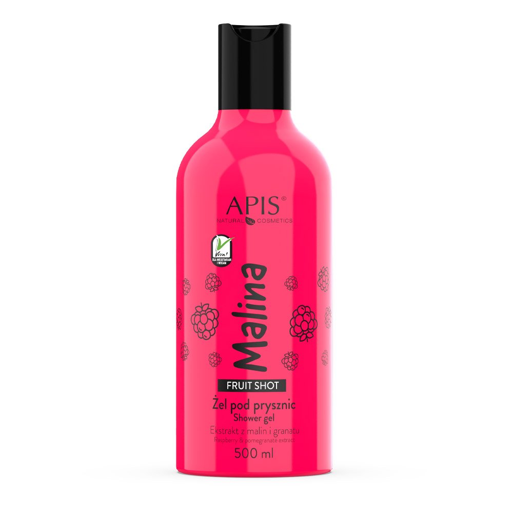 APIS Fruit Shot Raspberry Shower Gel 500ml