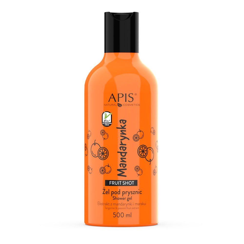 APIS Fruit Shot Mandarin Shower Gel 500ml