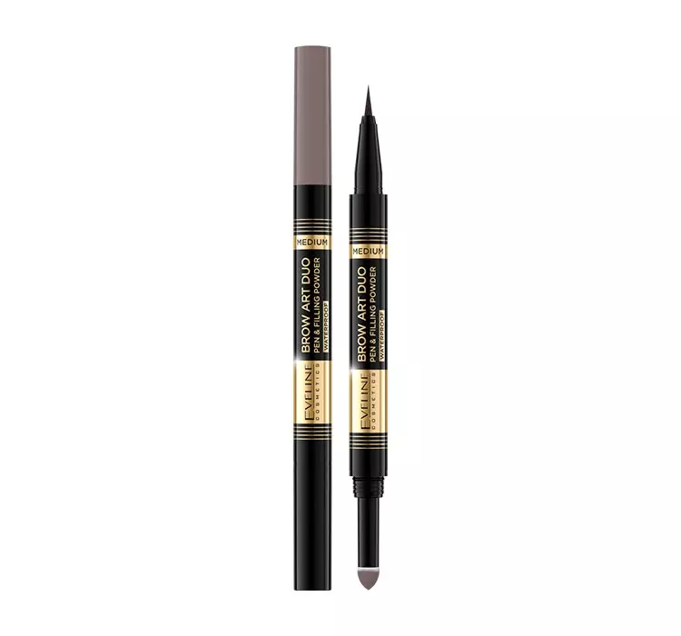 Eveline Brow Art Brow Art Duo Eyebrow Pen and Shadow 2 Medium