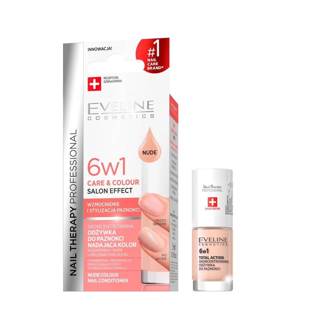 Eveline Nail Conditioner 6in1 Nude